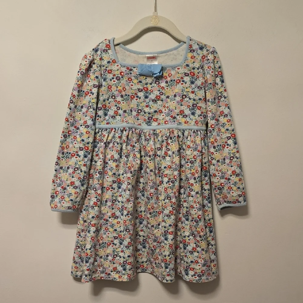 Gymboree Multicolor Floral Long Sleeve Dress Size 6